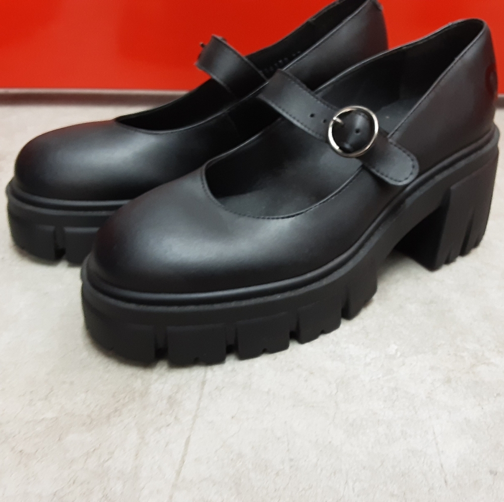 Altercore Margot Vegan Women's Black Mary Jane Shoes Size 37